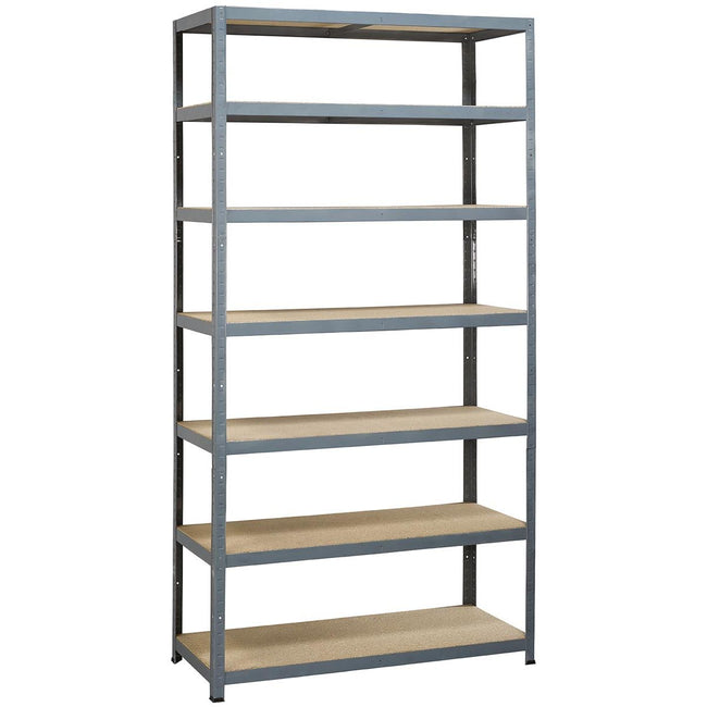 Avasco - A rack Strong Tower XL, pi 222 x 120 x 45 cm, 7 étagères, gris
