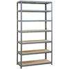 Avasco - Ein Regal Strong Tower XL, ft 222 x 120 x 45 cm, 7 Regale, grau