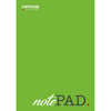 OFFICE products - writing pad, 60 g/m², ft A4, squared 5 mm, pad of 50 sheets
