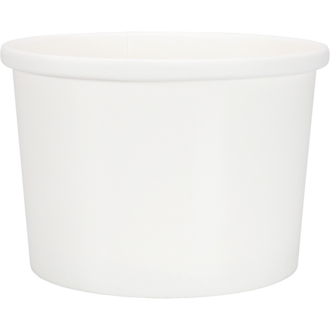 DEPA - | Tasse de soupe | Cardboard + PE | 236 ml | 8oz | 60 mm | Blanc | 500 pièces