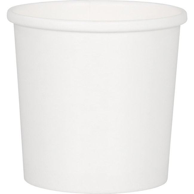 Depa - | Tazza da zuppa | Cartone + PE | 300ml| 12 once | 86 mm | bianco | 500 pezzi
