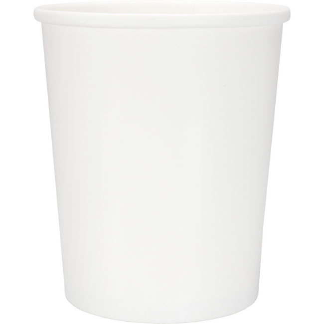 DEPA - | Tasse de soupe | Cardboard + PE | 800 ml | 32oz | 135 mm | Blanc | 500 pièces