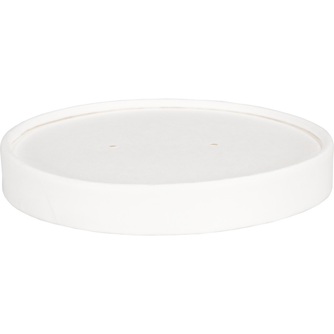 Depa - Tapa | taza de sopa | Cartón + PE | Ø97mm | blanco | 500 piezas