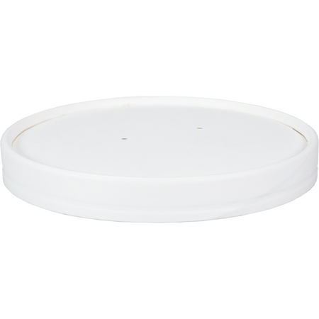 Depa - Couvercle | tasse à soupe | Carton + PE | rond | Ø117mm | blanc | 500 pièces
