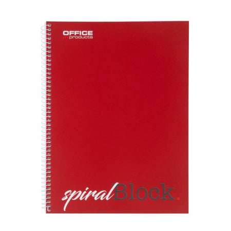 OFFICE products -   spiraalschrift, A4, 80 blad, gelijnd