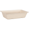 Depa -  Bak | Bagasse (suikerrietpulp) | A9 | snackbak | 145x97x36mm | naturel | 600 stuks