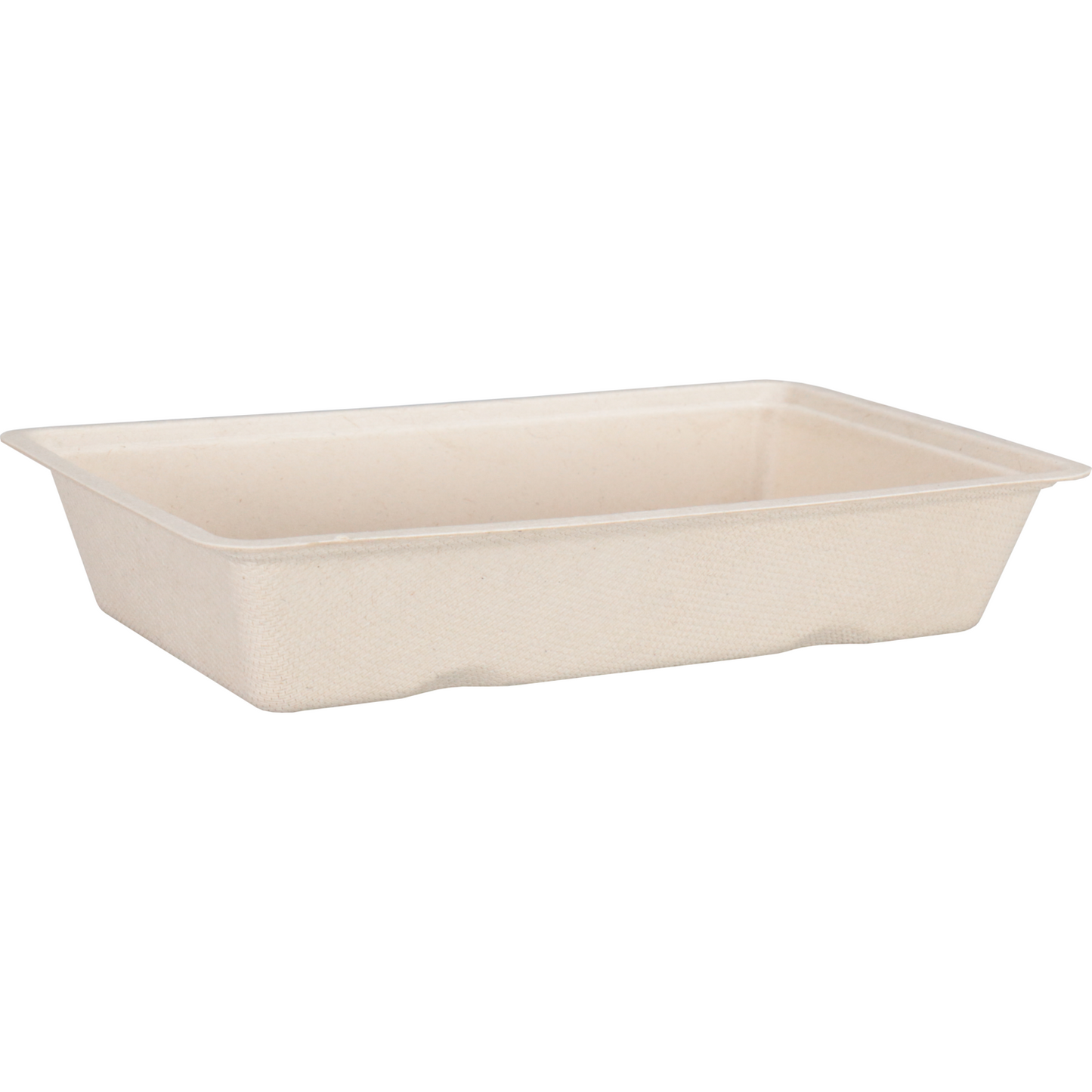 DEPA - BAK | Bagasse (Zuckerrohrzellstoff) A14 | Snackbehälter 19x11.8x3.6cm | Natürlich | 50 Stück