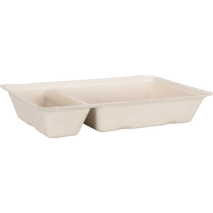 Depa -  Bak | Bagasse (suikerrietpulp) | A20 | snackbak | 205x120x36mm | naturel | 600 stuks