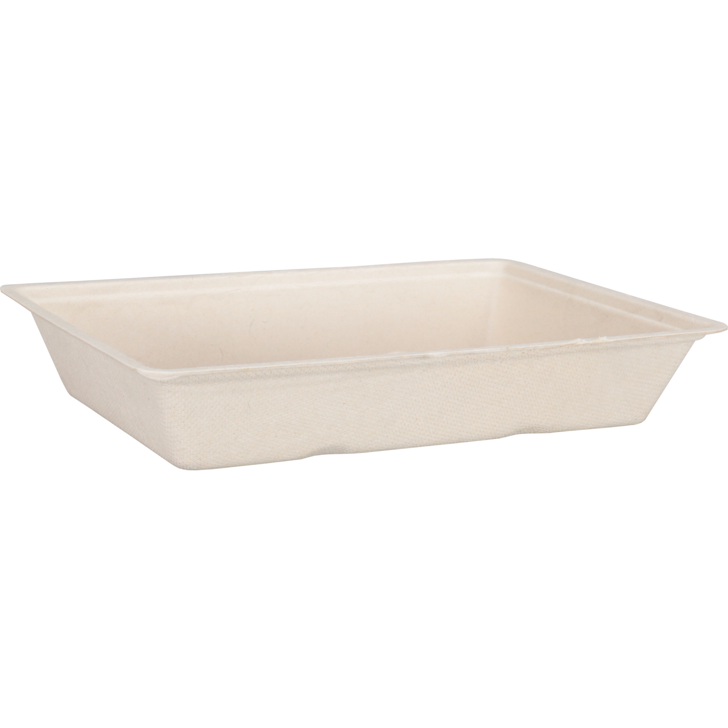 DEPA - BAK | Bagasse (Zuckerrohrzellstoff) A50 | Snackbehälter 20.2x14x3.6cm | Natürlich | 50 Stück