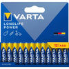 Varta -  batterij Longlife Power AAA, blister van 12 stuks