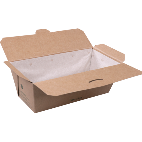 Fonkels - Go!Mealbox | 1200ml | 21x10x7.5cm | karton | bruin | 300 stuks