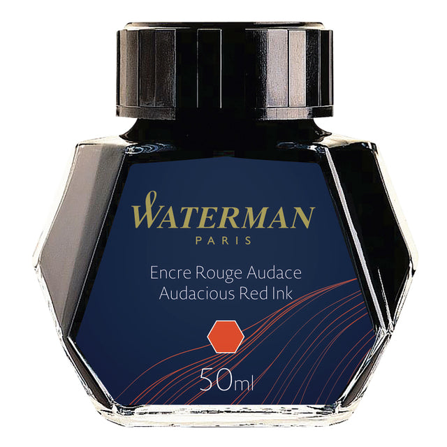 Waterman - Fountain Pen Ink 50ml Standard Red