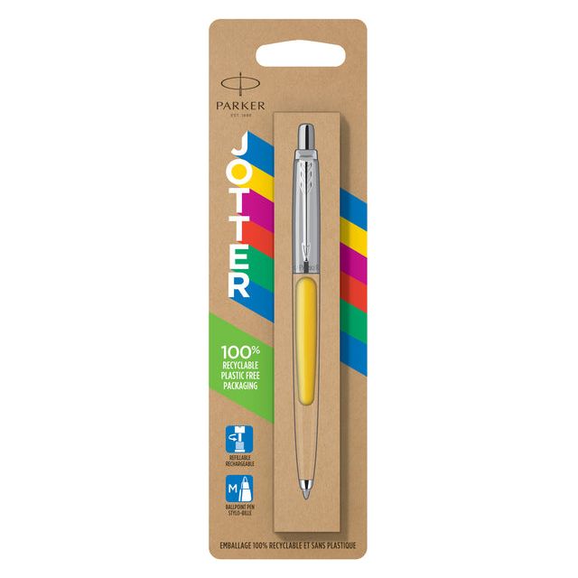 Parker - Ballpen Parker Jotter Original CT M Yellow | Blister un 1 morceau