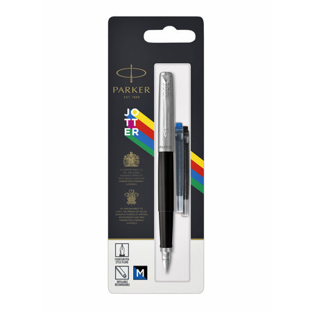 Parker - Penna stilografica Jotter Originale CT M nero blister da 1 pezzo