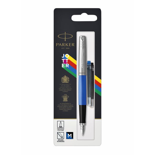 Parker - Penna stilografica Jotter Originale CT M blu blister da 1 pezzo