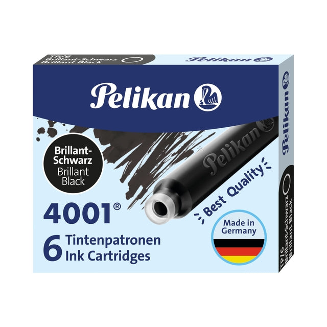 Pelikan - Tintenmuster Pelikan Black | Sich ein 6 -Stück schnappen