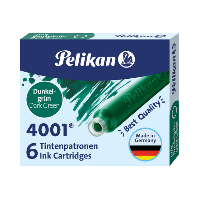 Pelikan - Tintenmuster Pelikan Donkergroen | Sich ein 6 -Stück schnappen