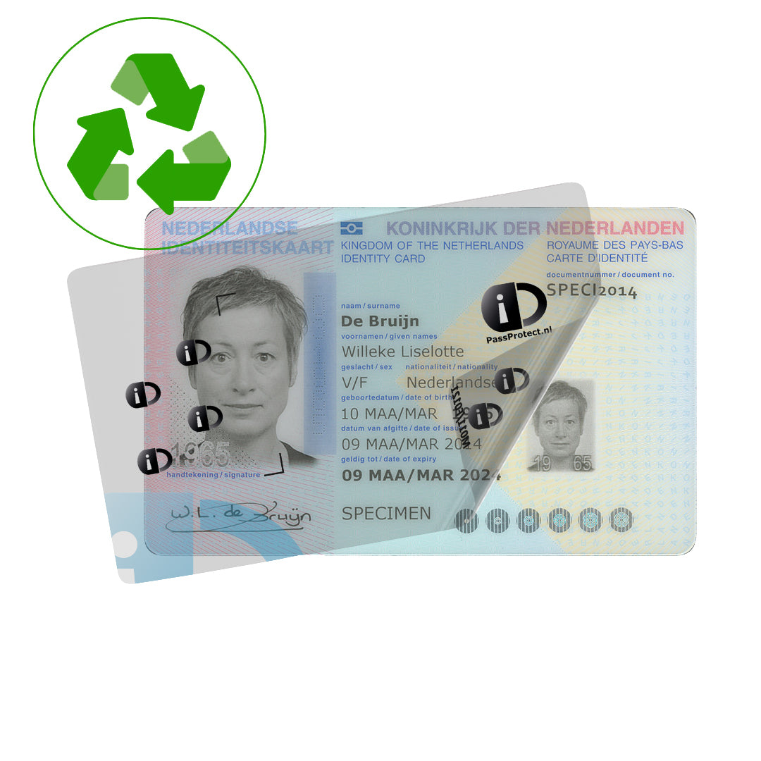 PassProtect -  Beschermfolie  voor id-kaart | 30 stuks