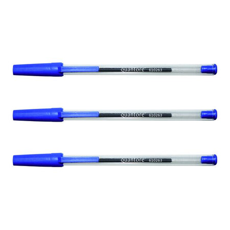 Quantore - Penna a sfera stick blu | 500 pezzi