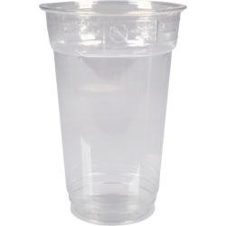 Depa - verre Verre de bière | Animal de compagnie recyclé | 250 ml | 114,9 mm | Transparent 1200 pièces