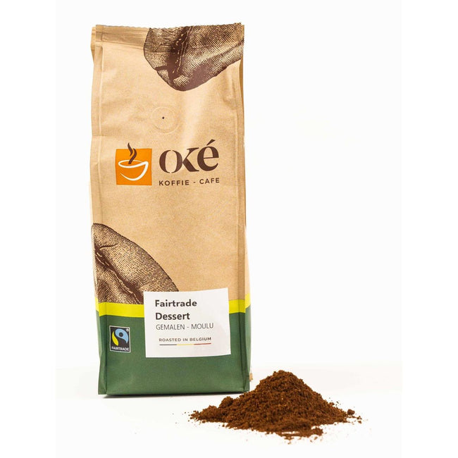 OKE Koffie - OKe coffee, ground, pack of 250 g, Fairtrade Dessert