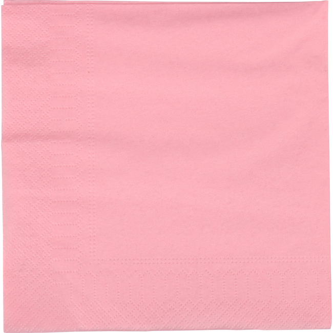 Klika - Servietten 33x33cm 2 Lugs 100 Stücke rosa