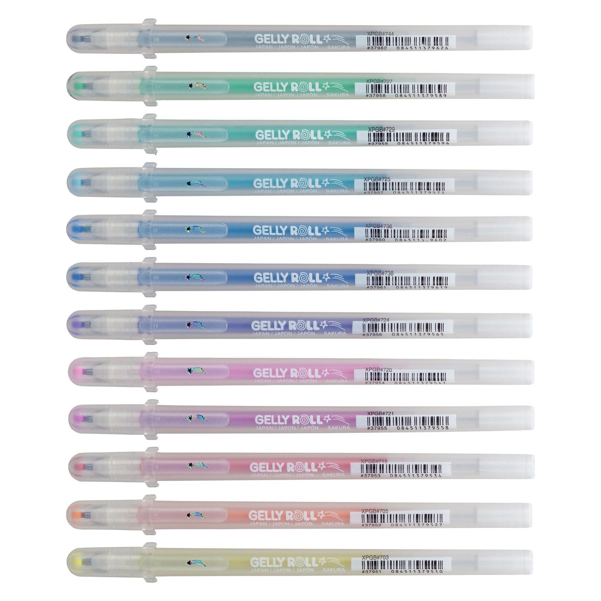 Sakura - Gel Writer Gelly Roll polvo set de 12 colores