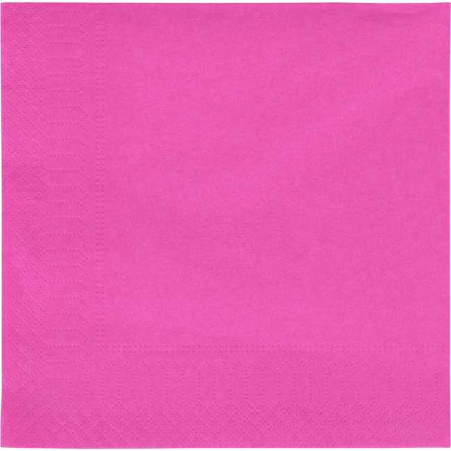 Klika - Servet | Papier 2-layer | 33x33cm | Fuchsia | 100 Stück