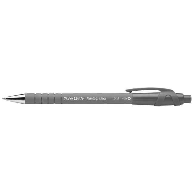 Paper Mate - Ballpoint Pen Papermate Flexgrip Ultra M Black | 1 pièce | 12 pièces