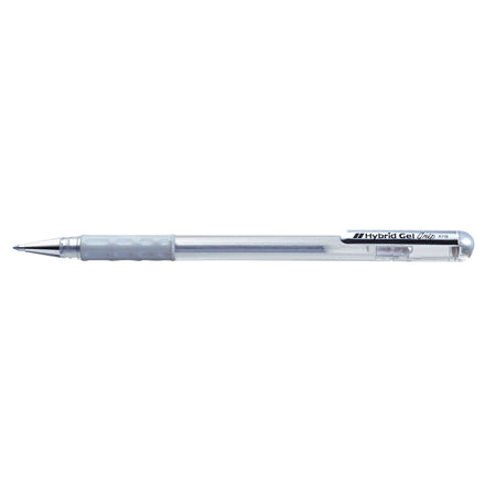 Pentel - Gel Writer K118 Grip medio argento | 12 pezzi