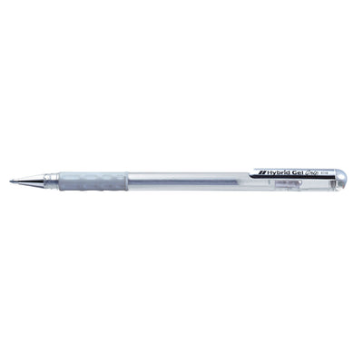 Pentel - Gel Writer K118 Grip medio argento | 12 pezzi