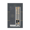 Parker - Penna a sfera e roller IM metallo spazzolato GT media 2 pezzi