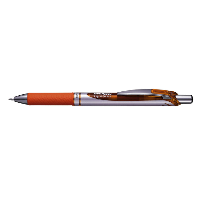 Pentel -  Gelschrijver  bl77 energel m oranje