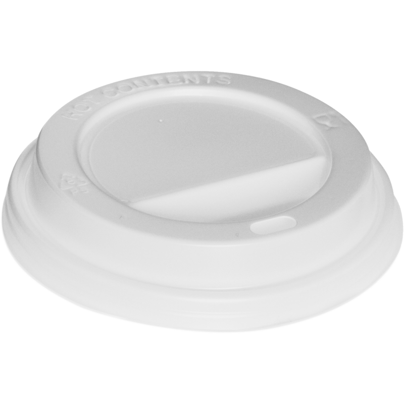 Depa -  Deksel | PS | rond | met drinkgat | Ø90mm | wit | 1000 stuks