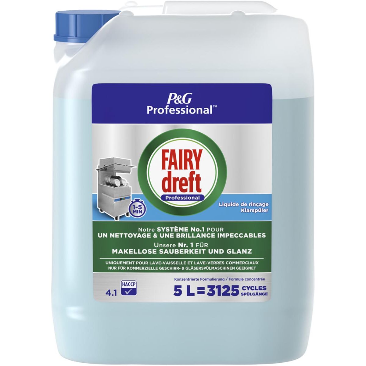 Dref - Iry Dreft Professional Rinse Lance Agent, 5 l Flasche