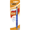 Bic - Bolígrafo atlantis soft clic m azul | 20 piezas