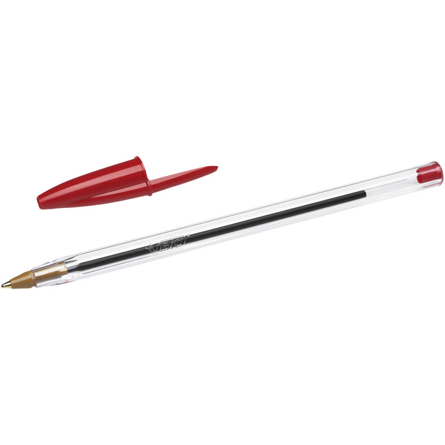 Bic - Balpen Cristal rood medium | 50 stuks