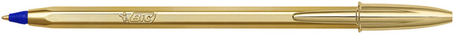 BIC - Balpen BIC Cristal Gold blauw | 20 stuks