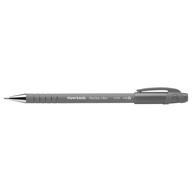 Paper Mate - Ballpoint Pen Papermate Flexgrip Ultra Stick M Black | Boîte extérieure une pièce 12