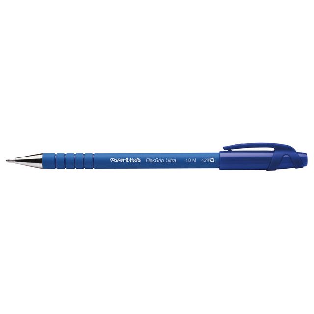 Paper Mate - Ballpoint Paper Mate Flexgrip Ultra Stick M Blue | 12 pièces