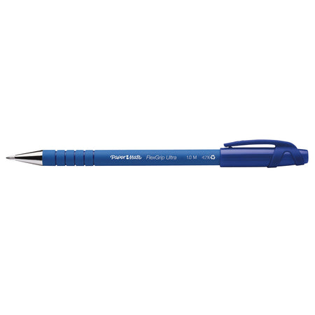 Paper Mate -  Balpen papermate flexgrip ultra stick m blauw | 12 stuks