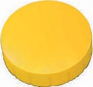 Maul - aimant Solid, 24 mm, force de traction 600 gr, boîte de 10 pièces, jaune