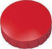Maul - Magnet Solid, 24 mm, Zugkraft 600 gr, Karton à 10 Stück, rot