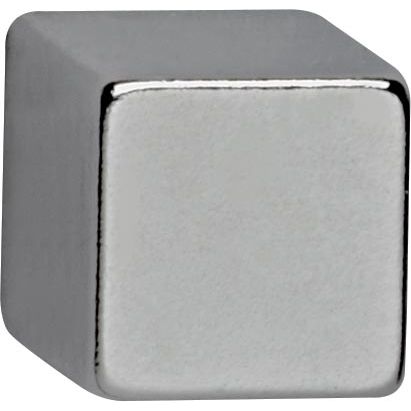 Maul - Magnet Neodym Würfel 10x10x10mm 3,8kg Nickel 4 Stück