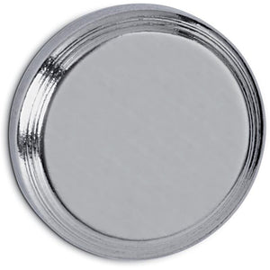 Maul -  neodymium schijfmagneet, 16 mm, trekkracht 5 kg, voor glas- en whitebord, zilver, blister van 1 stuk