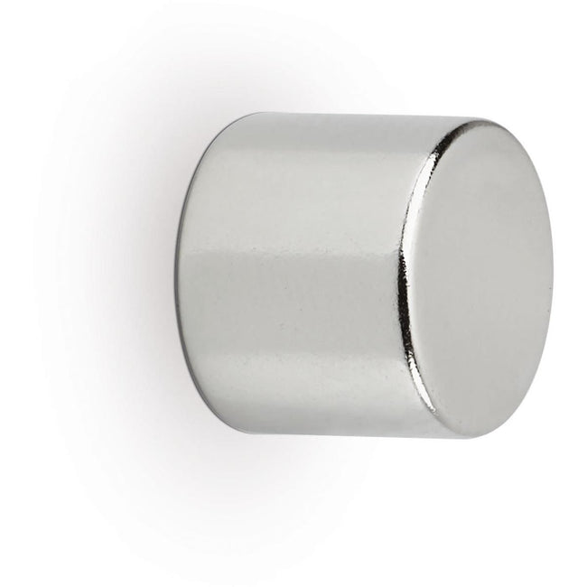Maul - aimant cylindrique en néodyme, ft 10 x 10 x 10 mm, force de traction 4 kg, argent, blister de 10 pièces
