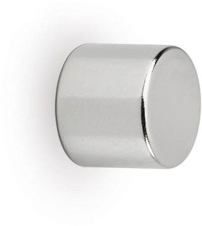 Maul -  neodymium cylinder magneet, ft 10 x 10 x 10 mm, trekkracht 4 kg, zilver, blister van 10 stuks