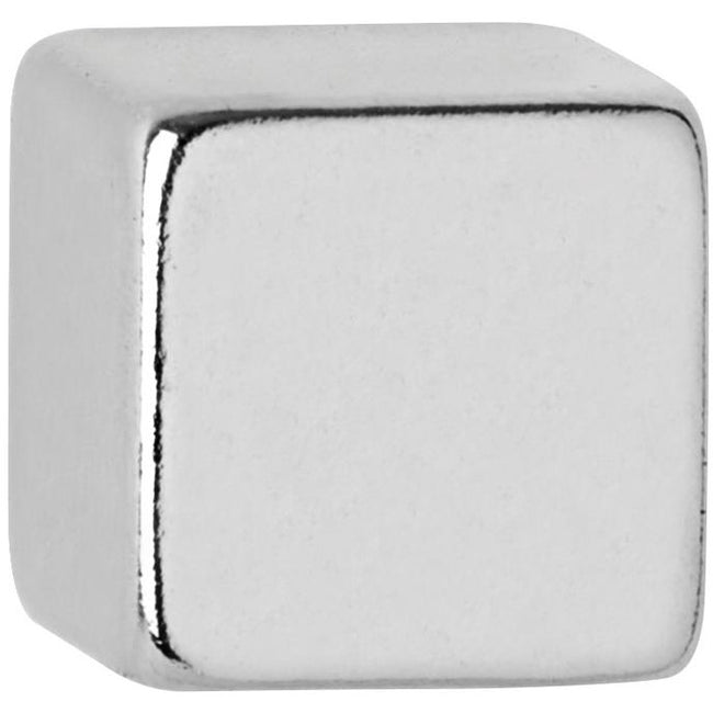 Maul -   neodymium kubusmagneet, ft 10 x 10 x 10 mm, zilver, blister van 10 stuks