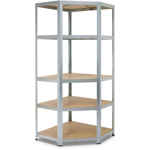Avasco -  A rek Strong Corner, ft 176 x 75 x 40 x 50 cm, 5 legborden, gegalvaniseerd