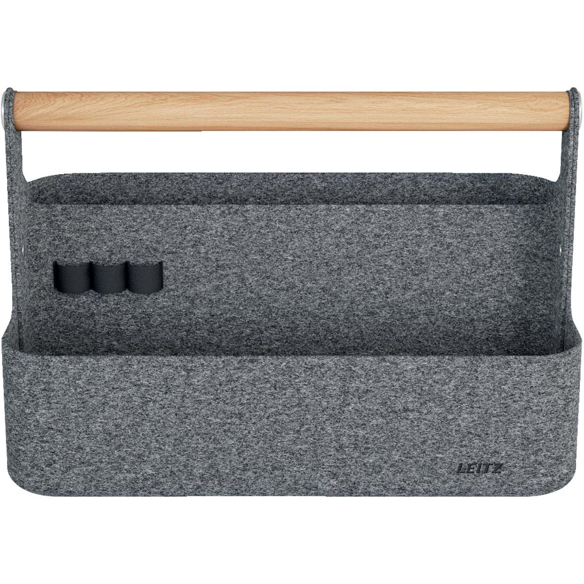 Leitz -  draagbare bureau organizer, met handvat, vilt, grijs